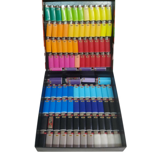 Lotto set 107 accendini bic - lotto,