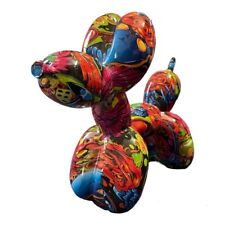 scultura moderna Cane Palloncino  opera d'arte contemporanea pop art arredamento