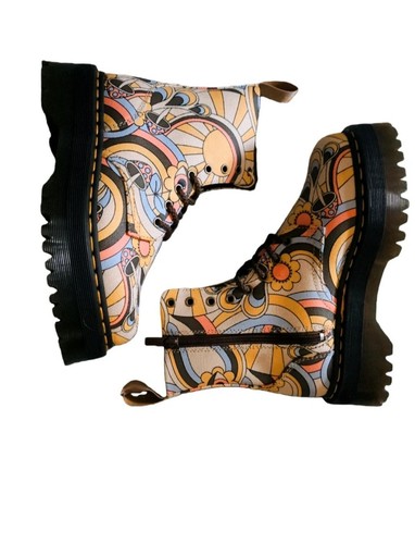 Martens platform boots - dr,