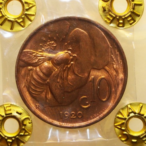 Centesimi 1920 ape fdc - 10,