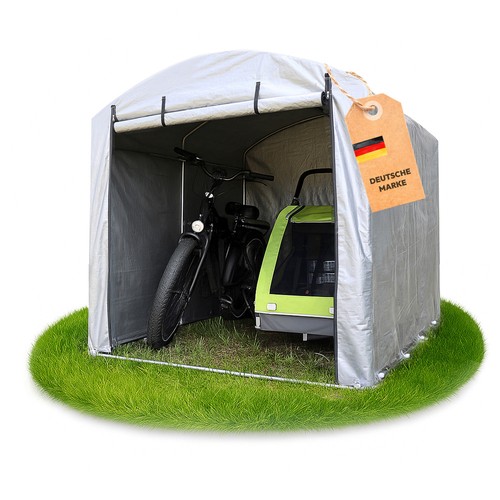 Garage per biciclette tenda