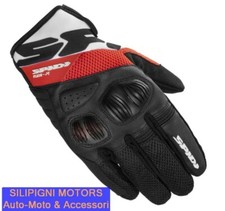 SPIDI FLASH-R EVO-B79 NERO-ROSSO 014 GUANTO MOTO SCOOTER TESSUTO TRAFORATO