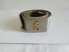 Cinturone Cuoio Polizia Di Stato Colore Bianco