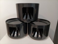 LOTTO 3x PORTA MUSICASSETTE GIRAVOLI TORRE 18 POSTI VINTAGE CASSETTE