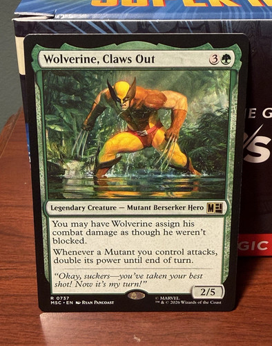 Mtg wolverine claws out - out, msc