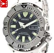 🎦[Exc+5 con scatola] Orologio Uomo Automatico SEIKO 7S26-0350 SKX779 Nero Monster GIAPPONE