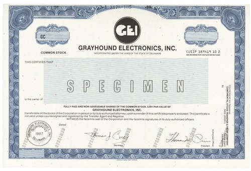 Grayhound electronics inc - grayhound, electronics,