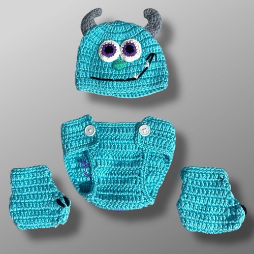 Costume mostro all uncinetto - mostro, all'uncinetto