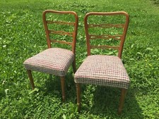 Coppia Sedie Legno Gio Ponti