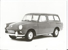 VOLKSWAGEN TYPE 3 ESTATE c.1961 B/W PHOTOGRAPH