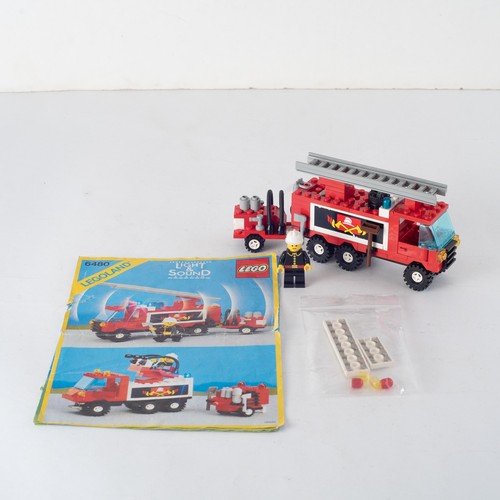 Lego 6480 camion dei pompieri - camion,
