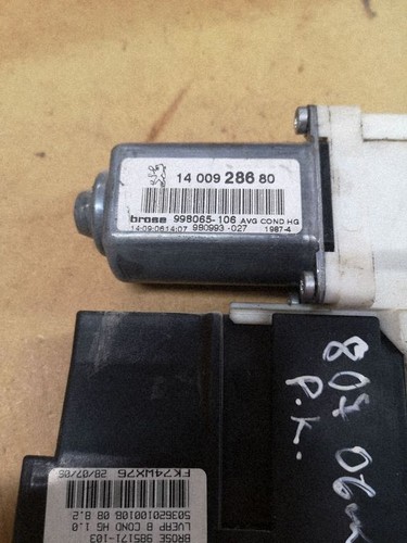 Alzavetro elettrico sinistro
