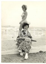 1956 VENEZIA Mostra del CINEMA - Attrice Aiko MIMASU al Lido *Foto 13x18