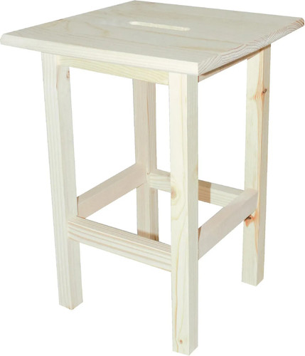 Sgabello legno 45 cm - sgabello,