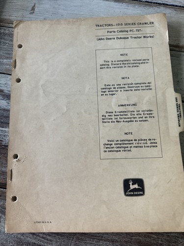 Catalogo ricambi trattore