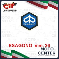  SCUDETTO ESAGONALE 26 mm