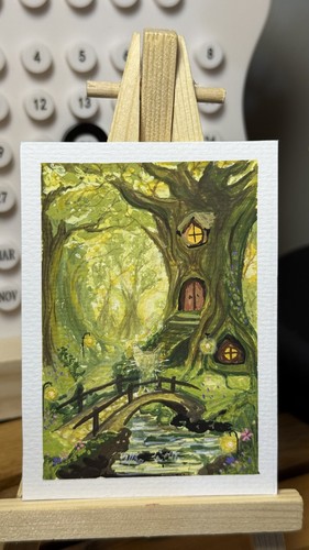 Aceo originale gatto - originale, magico