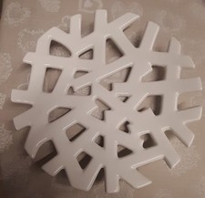 Centrotavola/svuotatasche ceramica bianco Nuovo