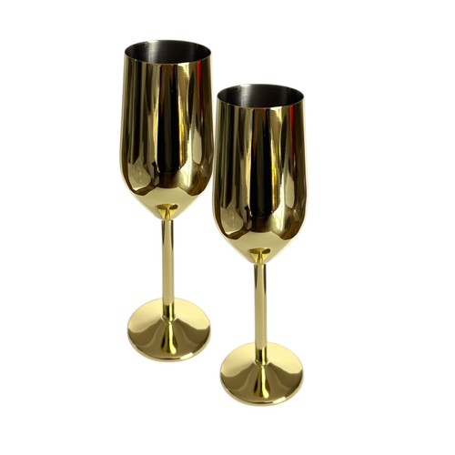 Flauto champagne acciaio inox - acciaio,