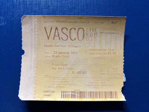 Biglietto vasco rossi concerto - vasco,