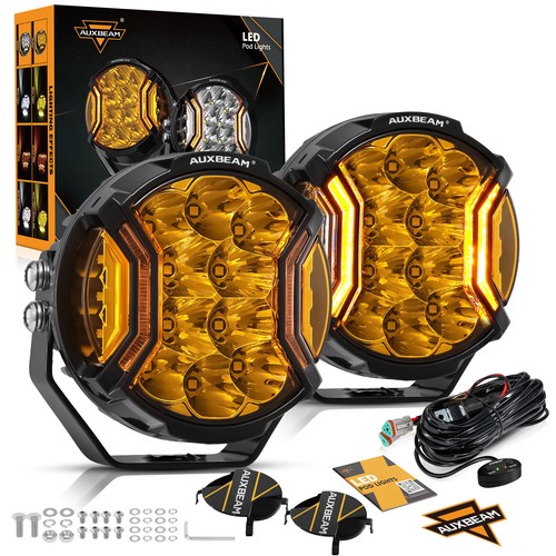 Auxbeam yellow led - led, side