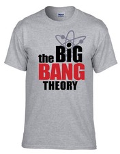 BAZINGA! T-shirt Big Bang Theory Sheldon grigia -056_grigio