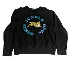 Felpa girocollo Kenzo H&M Jungle Paris nera taglia L