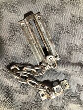 Vecchio Lucchetto a catena  per porta Portoncino Protezione Antifurto VINTAGE