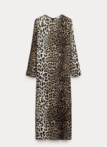 Abito midi zara fantasia - abito,