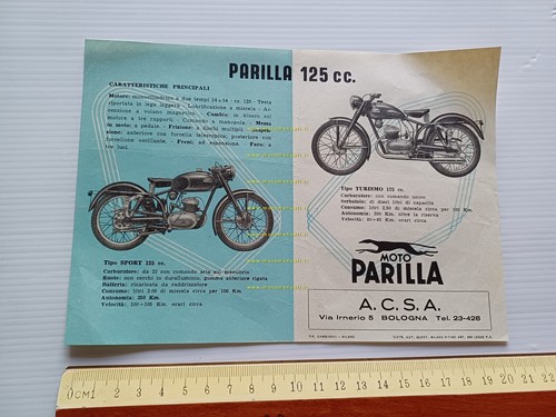 Parilla 125 turismo sport - turismo,
