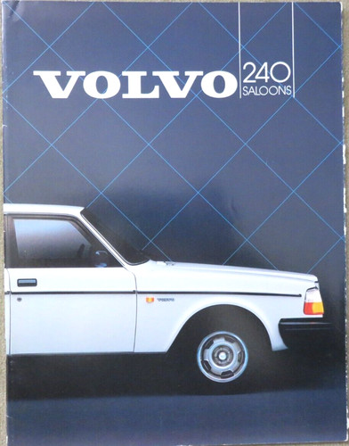 Volvo 240 berline depliant - volvo,