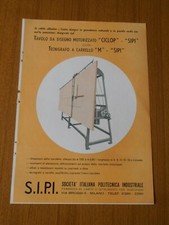 1943 TAVOLO DA DISEGNO MOTORIZZATO CICLOP SIPI TECNIGRAFO A CARRELLO M EPOCA