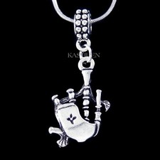 Scozia Zampogne Italiane Collana ~ Scozzese Legni Musica Strumento Gioielli