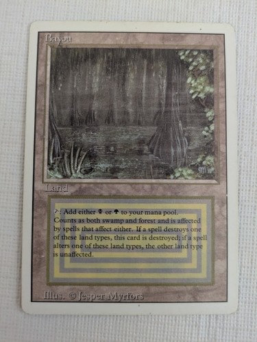 Bayou revised mtg - bayou, vg