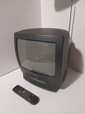 Tv Color Philips 14TVCR240 con Lettore Vhs ( Difettato) e Telecomando 