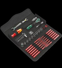 Wera Kraftform Compact W1 Set di Attrezzi per Manutenzione 35 Pezzi Kit di Montaggio con Borsa
