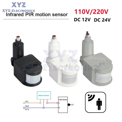 Sensore movimento 12v 24v - movimento, 12v/24v