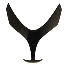 COPERCHIO SCUDO NERO LUCIDO
