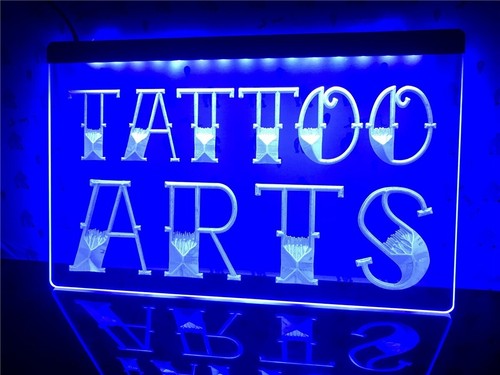 Insegna neon led tattoo - tattoo, arts