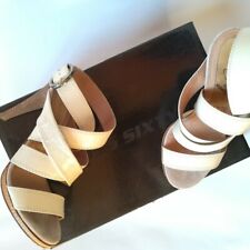 Sandali donna ragazza con fasce marca Miss Sixty, colore beige in vernice N 37