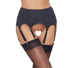 Collant sexy lingerie erotica biancheria sexy reggicalze ampia clip in metallo "Sky