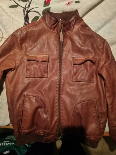 Giacca pelle guess uomo taglia - giacca,