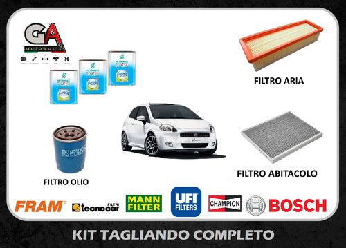 Kit tagliando fiat grande - kit,