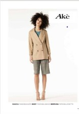 GIACCA lunga AKE' LINO e