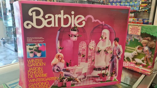 Barbie winter garden - barbie, giardino