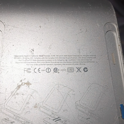Apple imac a1195 20in core - a1195, 2