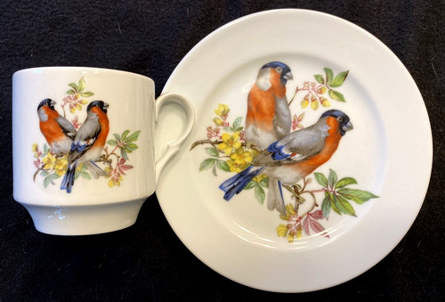 Set piatti tazze uccellini - e,