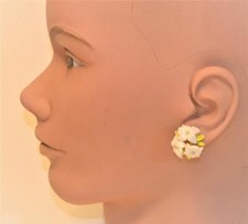Orecchini clip con fiori - orecchini, in