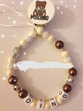 Catenella portaciuccio/succhiotto personalizzata con nome BAMBINO ciucci MAM NUK