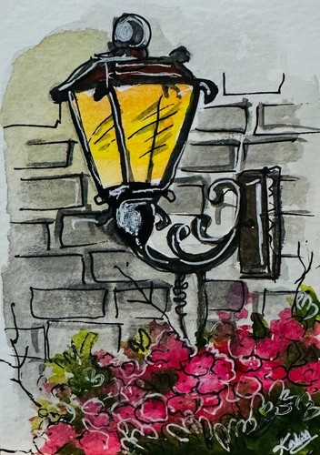 Lanterna vintage aceo - lanterna,